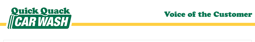 Quick Quack Voice of the Customer